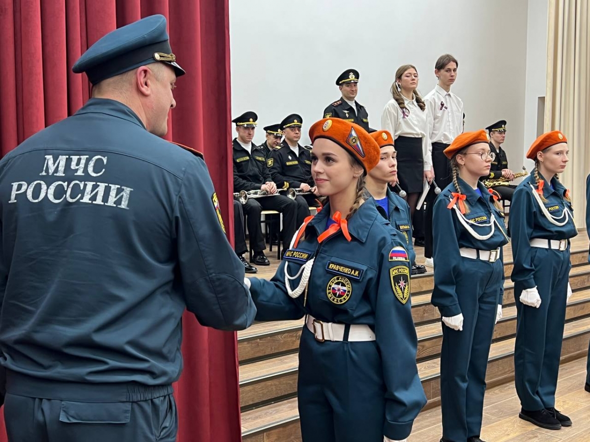 Впервые в Петропавловске открылся класс профильной подготовки по направлению МЧС в школе № 27