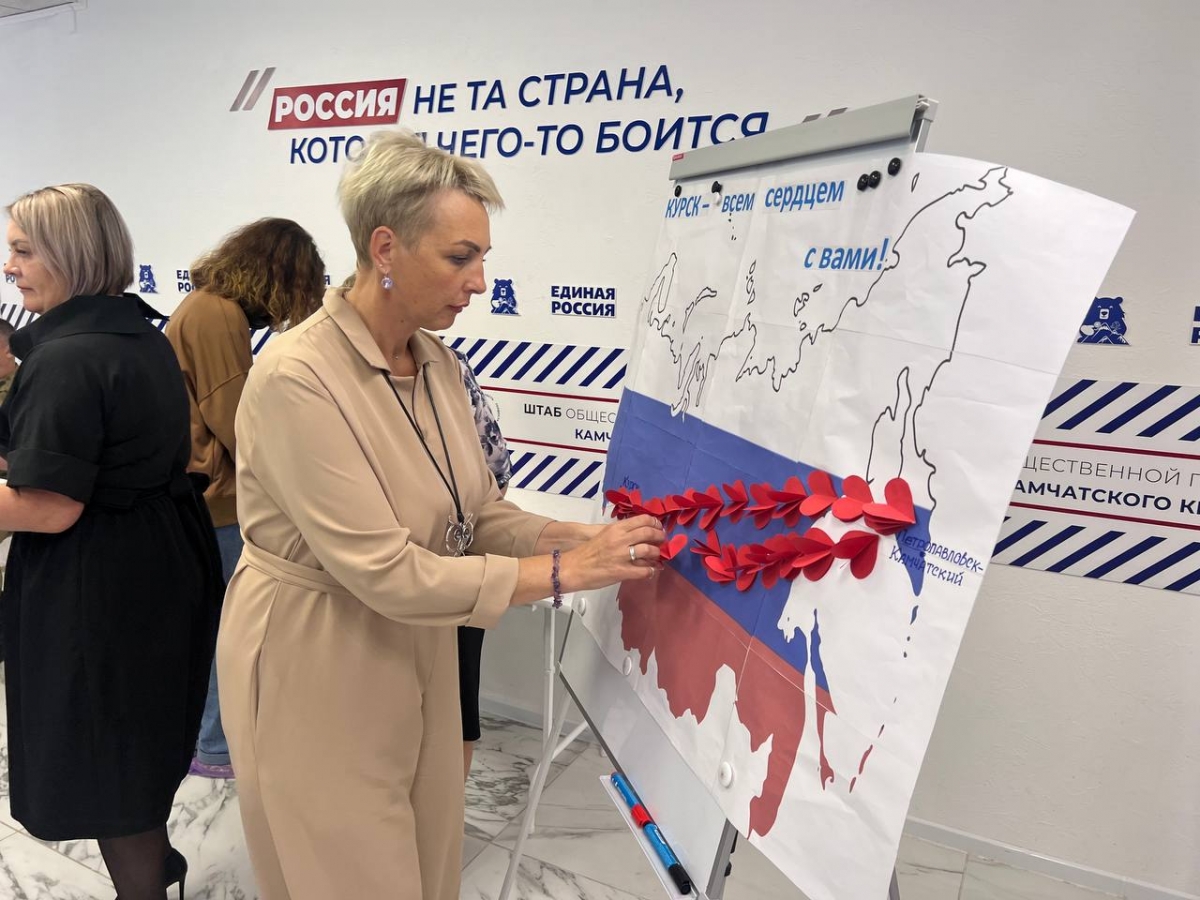 Депутаты приняли участие в акции в поддержку жителей Курской области