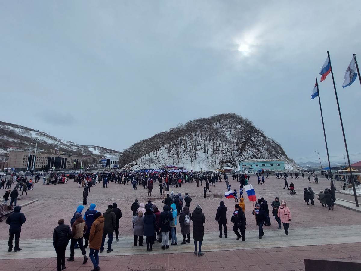 На Камчатке стартовало патриотическое мероприятие «За Мир! За Россию! За Президента!»