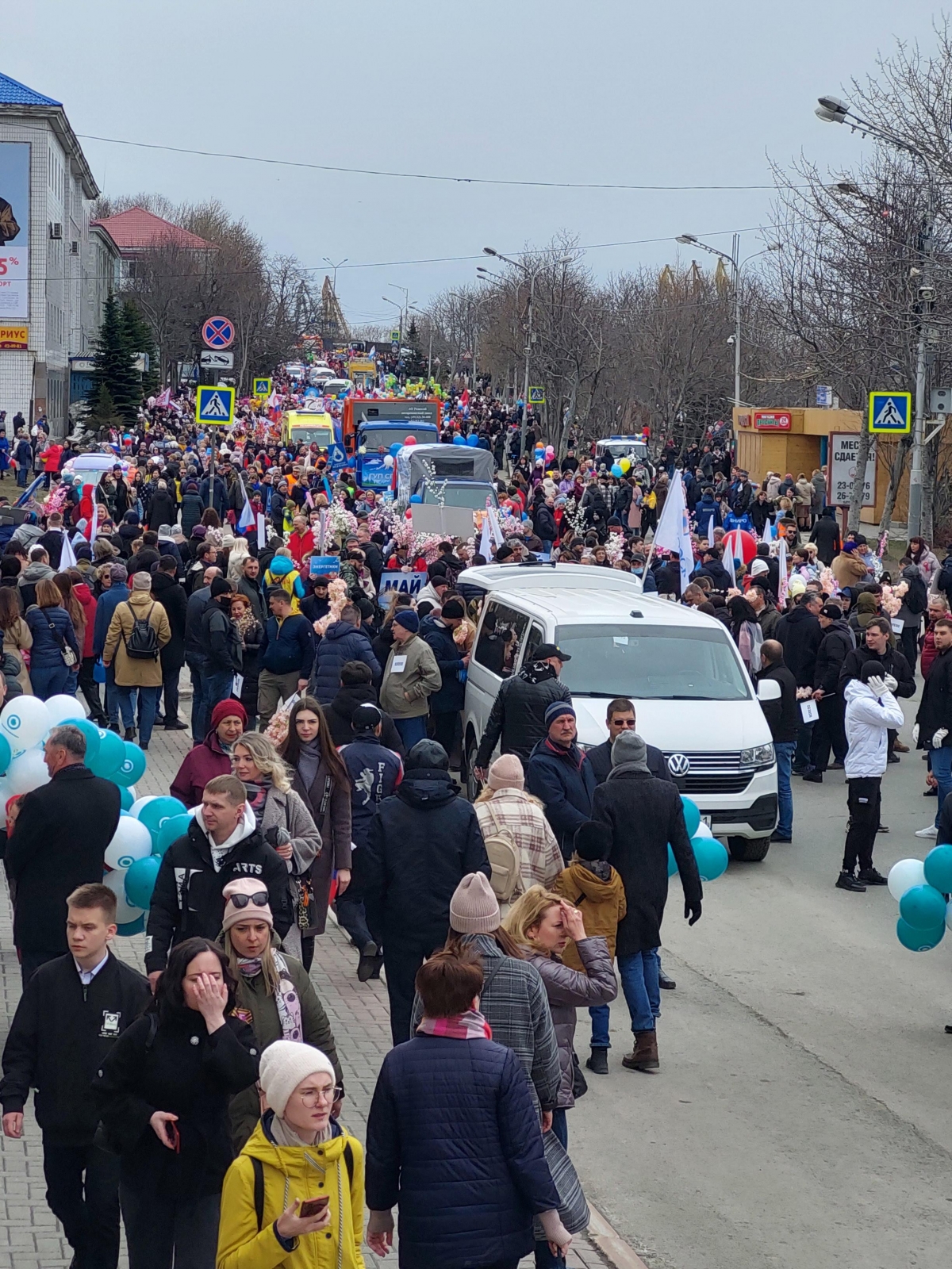 Первомайское шествие состоялось в Петропавловске-Камчатском