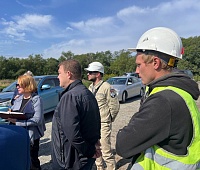 Состоялась проверка строящейся дороги на Халактырский пляж