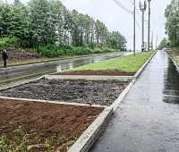 Комиссия оценила ход ремонта на дороге возле станции переливания крови