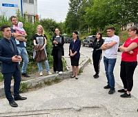 Продолжаются дворовые встречи с жителями Петропавловска 