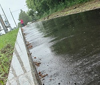 Комиссия оценила ход ремонта на дороге возле станции переливания крови