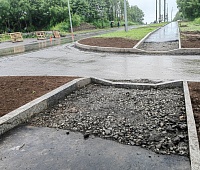 Комиссия оценила ход ремонта на дороге возле станции переливания крови