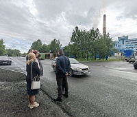 Депутаты проверили выполнение дорожных работ на ул. Степная