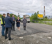 Депутаты проверили выполнение дорожных работ на ул. Степная