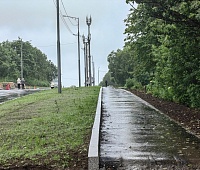 Комиссия оценила ход ремонта на дороге возле станции переливания крови