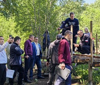 Председатель Городской Думы Андрей Лиманов проверил ход благоустройства пешеходной тропы