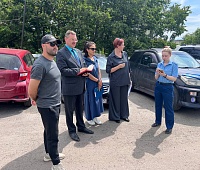 Депутаты проверили выполнение дорожных работ на ул. Пономарёва