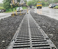 Комиссия оценила ход ремонта на дороге возле станции переливания крови