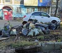 Депутаты Городской Думы вышли на осенний субботник