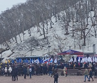 На Камчатке стартовало патриотическое мероприятие «За Мир! За Россию! За Президента!»