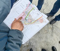 Депутаты проверили ход работ в сквере на ул. Войцешека