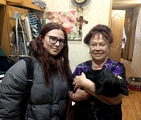 Депутаты молодежного парламента Петропавловска поздравили ветеранов ВОВ с 7 ноября