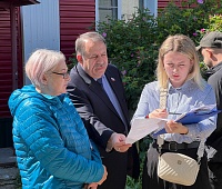 Состоялась встреча с жителями по вопросам благоустройства придомовой территории