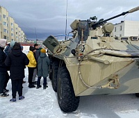 Для школьников Петропавловска провели экскурсию по воинской  части  № 10103