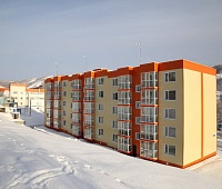 Торжественное вручение ключей от квартир собственникам нового дома состоялось в Петропавловске
