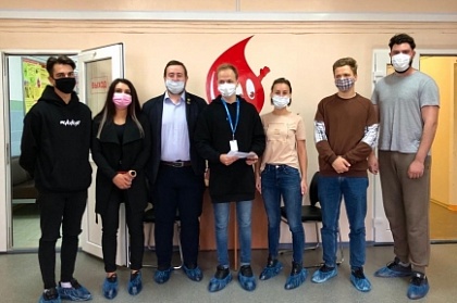 Депутаты Молодежного Парламента Петропавловска присоединились к акции «Не упусти свой шанс стать донором крови»